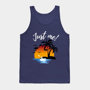 Just me Boating Tank Top